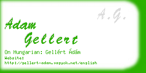 adam gellert business card